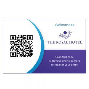 Safe entry visitor registration